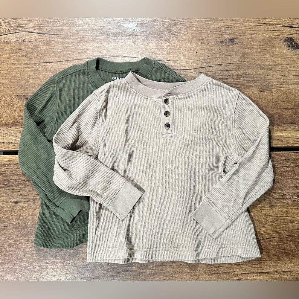 Old Navy Henley thermal long sleeves